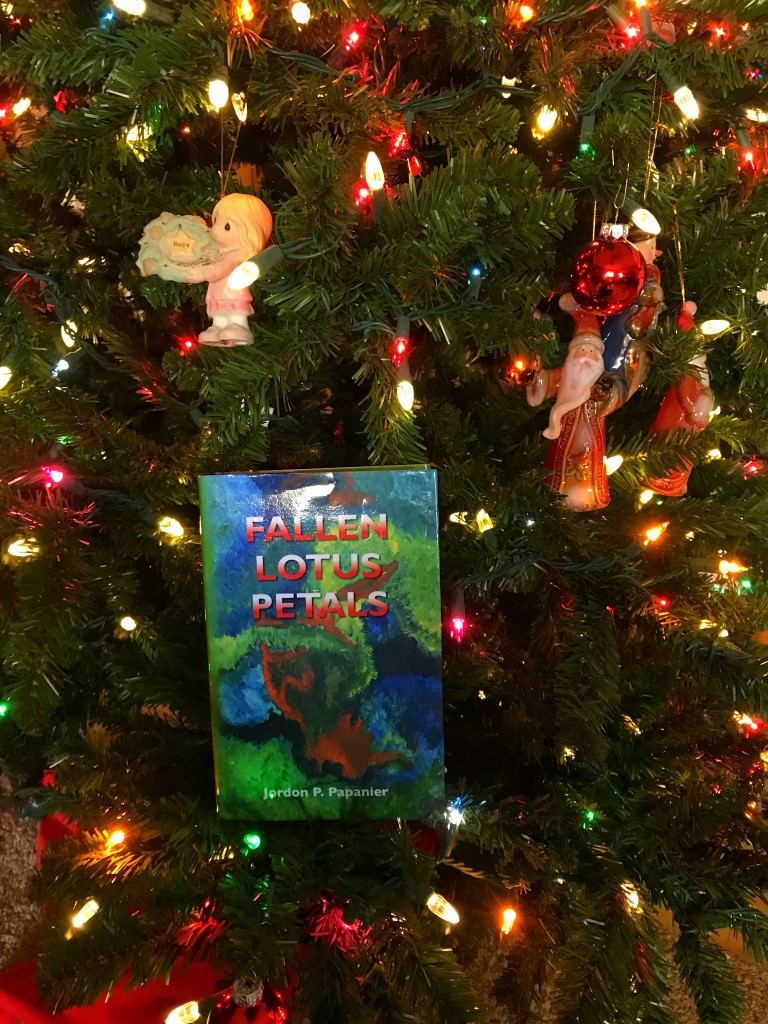 #MerryChristmas #Book #gift  #fallenlotuspetals #Christmastree